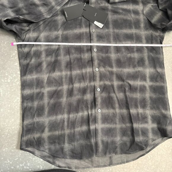 Bugatchi Shaped Fit Long Sleeve Button-Up Shirt – Comfort Stretch – Size XL - Picture 14 of 14